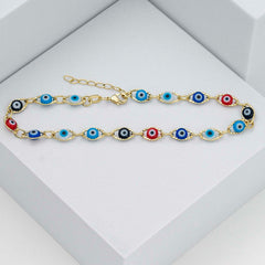 T Ojo Turco Multicolor 23 Cms + 2 Cms Extensor