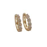 A Candonga Hoop Crystal 16 mm