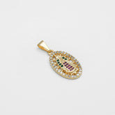 D Virgen Guadalupe Swarovski Med