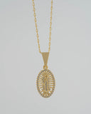 D Virgen Guadalupe Swarovski Med