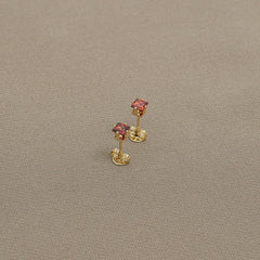 A Topo Circon Cuadrado ROJO