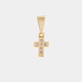 D  Mini Cruz Con Circonias Cristal