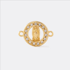 H Guadalupe Con Circonias CRISTAL