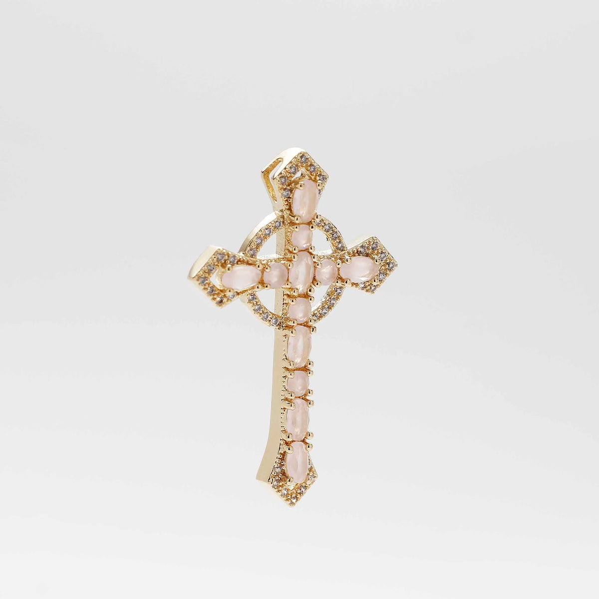 D Cruz Circonias 4.3 Cms ROSA